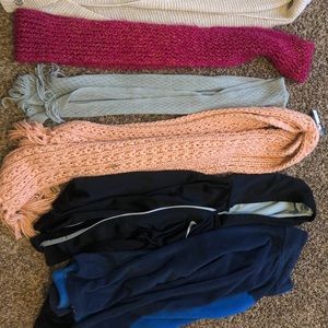 Nike jacket and scarves with matching gloves